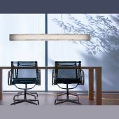 Office Hängeleuchte onebyone schönes Design 129 cm Länge mit dimmbarem Led Licht